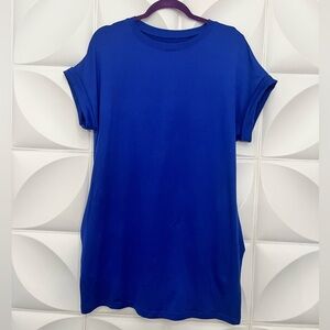 SHEIN Blue Bateing Mini Dress